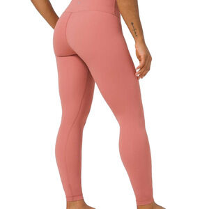 Lululemon Wunder Under High-Rise Tight 28" *Full-On Luxtreme Brier Rose size 10